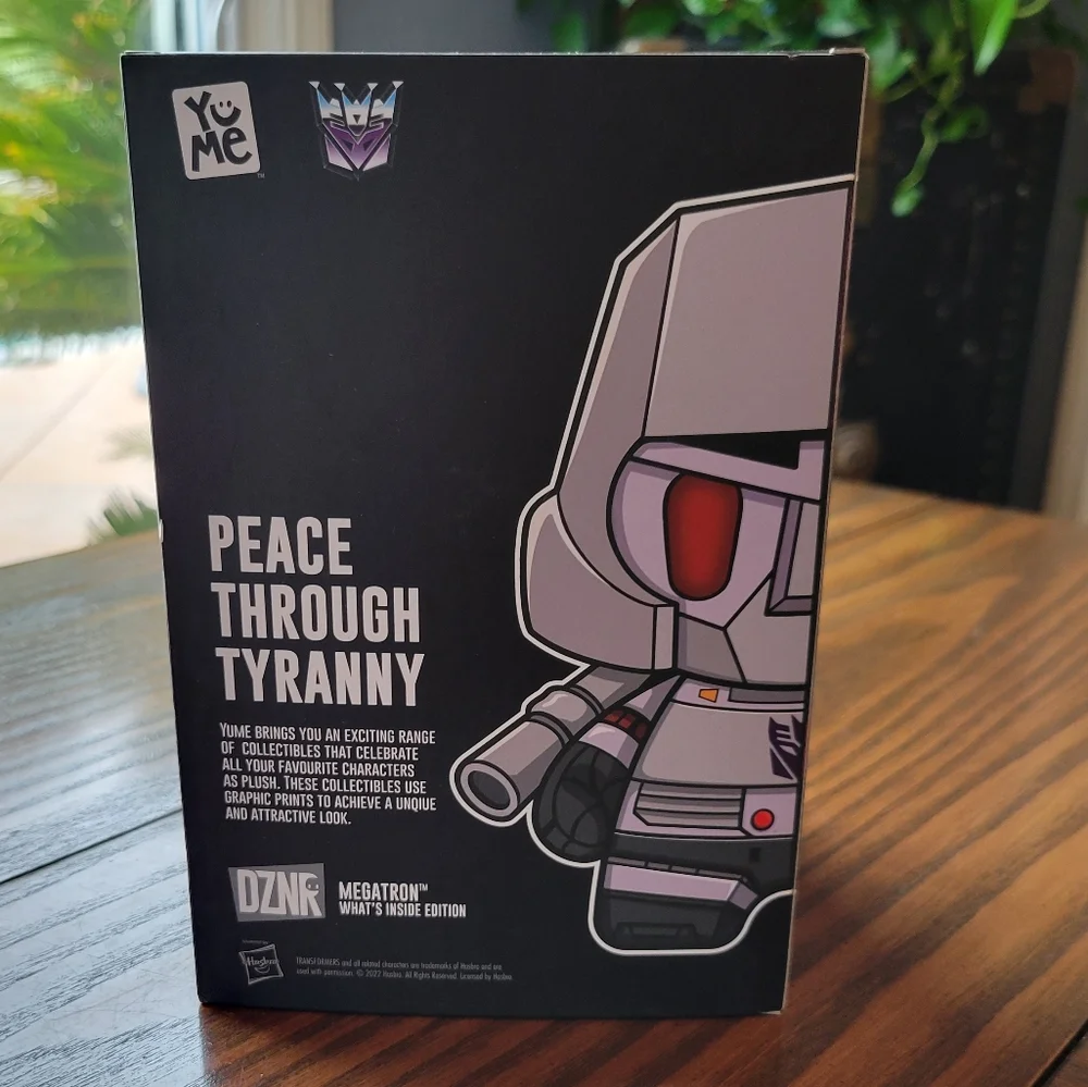 NIB -- Transformers Megatron Collectible Action Plush